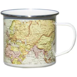 Gift Republic Emaljekrus - Man Of The World Map Verdenskort Gift Republic Emaljekrus - Man Of The World Map Verdenskort