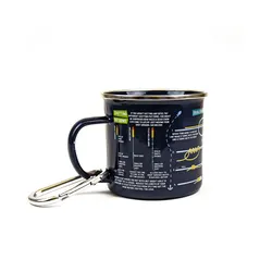 Gift Republic Enamel Mug Fishing Guide - Krus Gift Republic Enamel Mug Fishing Guide - Krus