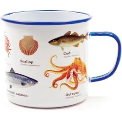 Gift Republic Enamel Mug Sea Life - Krus Gift Republic Enamel Mug Sea Life - Krus