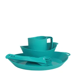 Lifeventure Ellipse 4-piece Set - Kfs / Bowl / Plate - Service Lifeventure Ellipse 4-piece Set - Kfs / Bowl / Plate - Service