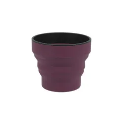 Lifeventure Silicone Ellipse Flexi-mug, Purple - Krus
